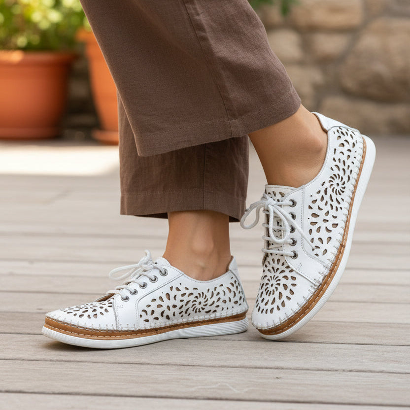 Women's La Pinta Emiri Oxford WHITE 0109-018-WHITE