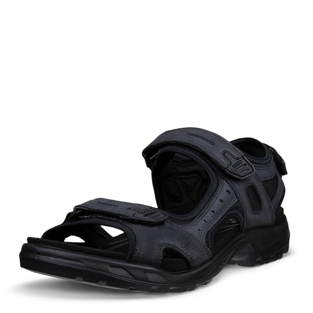 Men's Ecco Yucatan Sandal SOLID BLACK 069564-12001