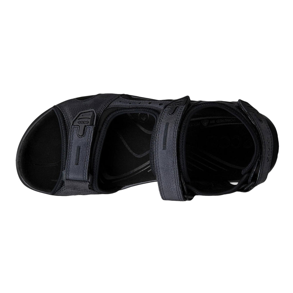Men's Ecco Yucatan Sandal SOLID BLACK 069564-12001