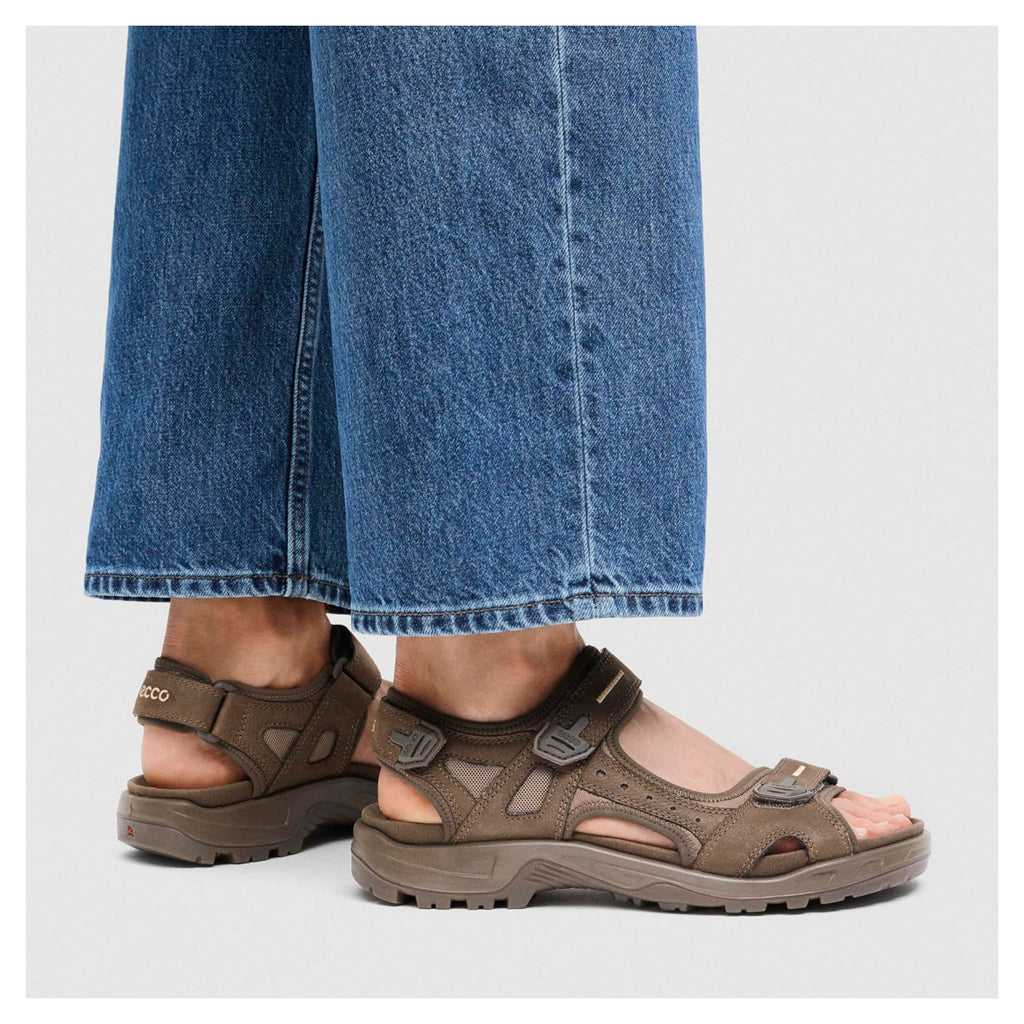 Men's Ecco Yucatan Sandal DARK CLAY 069564-12559