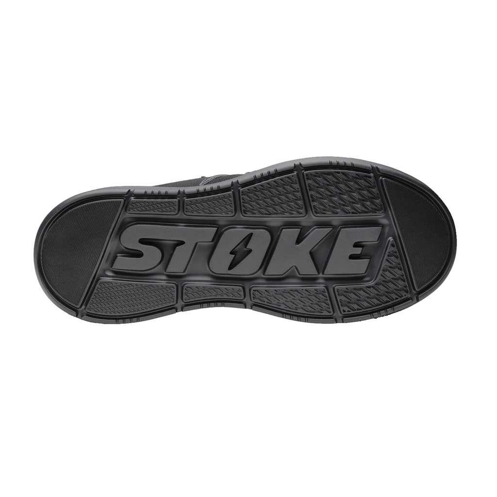 Men's Stoke Versa Sneaker - Wide Width SOLID BLACK 10001-002