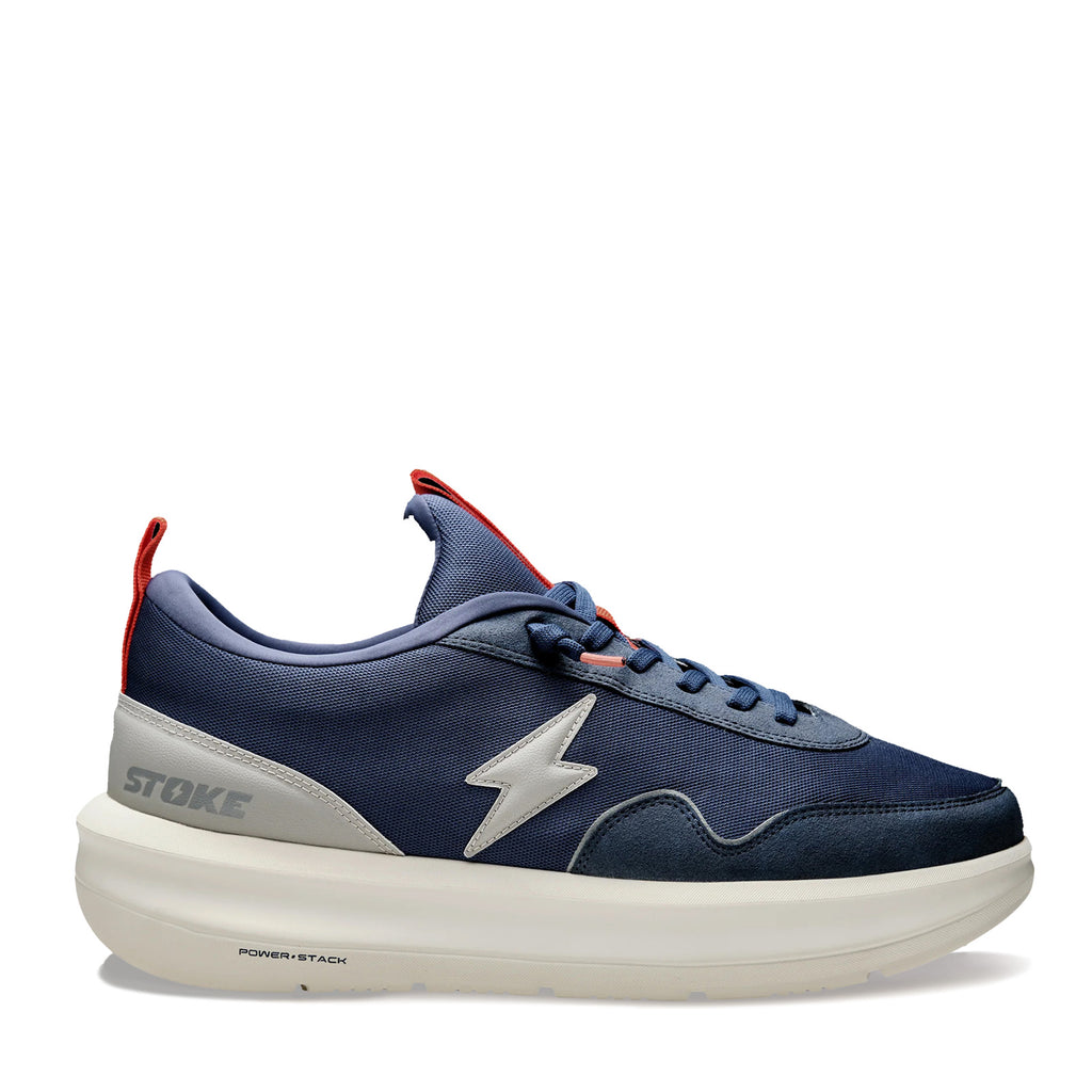 Men's Stoke Versa Sneaker - Wide Width NAVY GRAY 10001-006