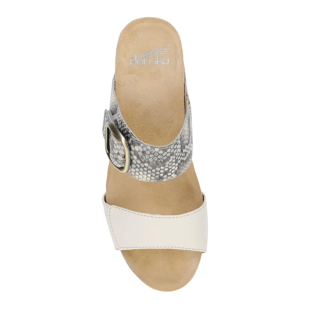 Women's Dansko Shannon Sandal IVORY SNAKE 10001-640300