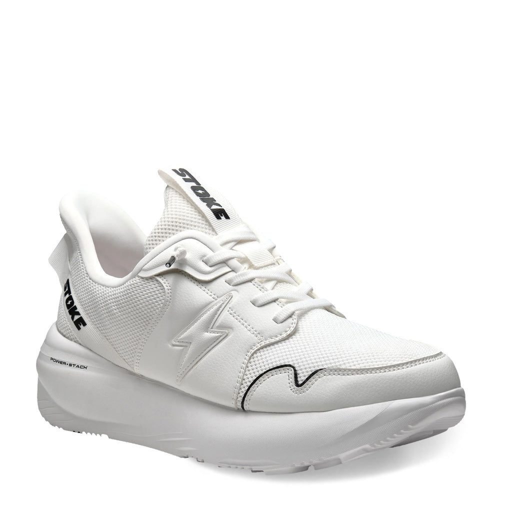 Men's Stoke FO-MO Sneaker - Extra Wide Width WHITE 10002-001