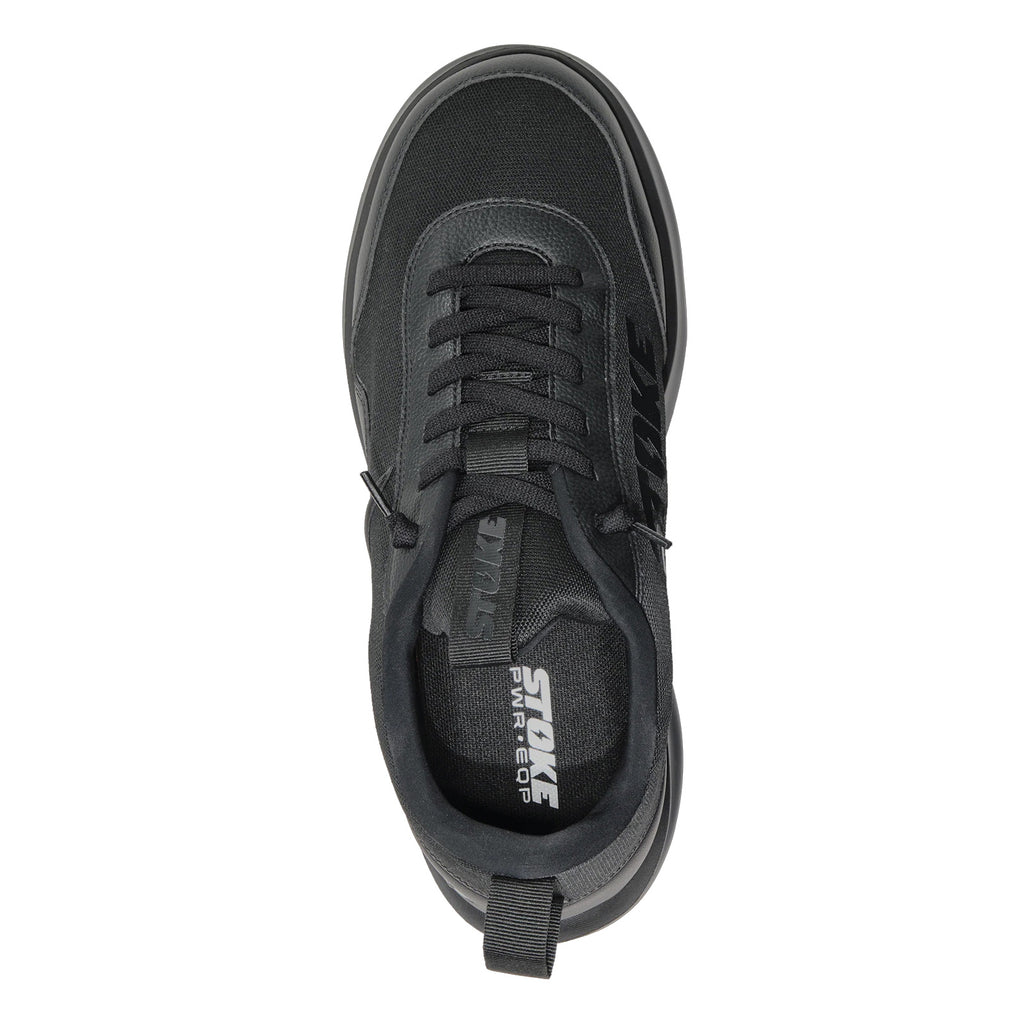 Men's Stoke Versa Sneaker - Extra Wide Width SOLID BLACK 10003-002