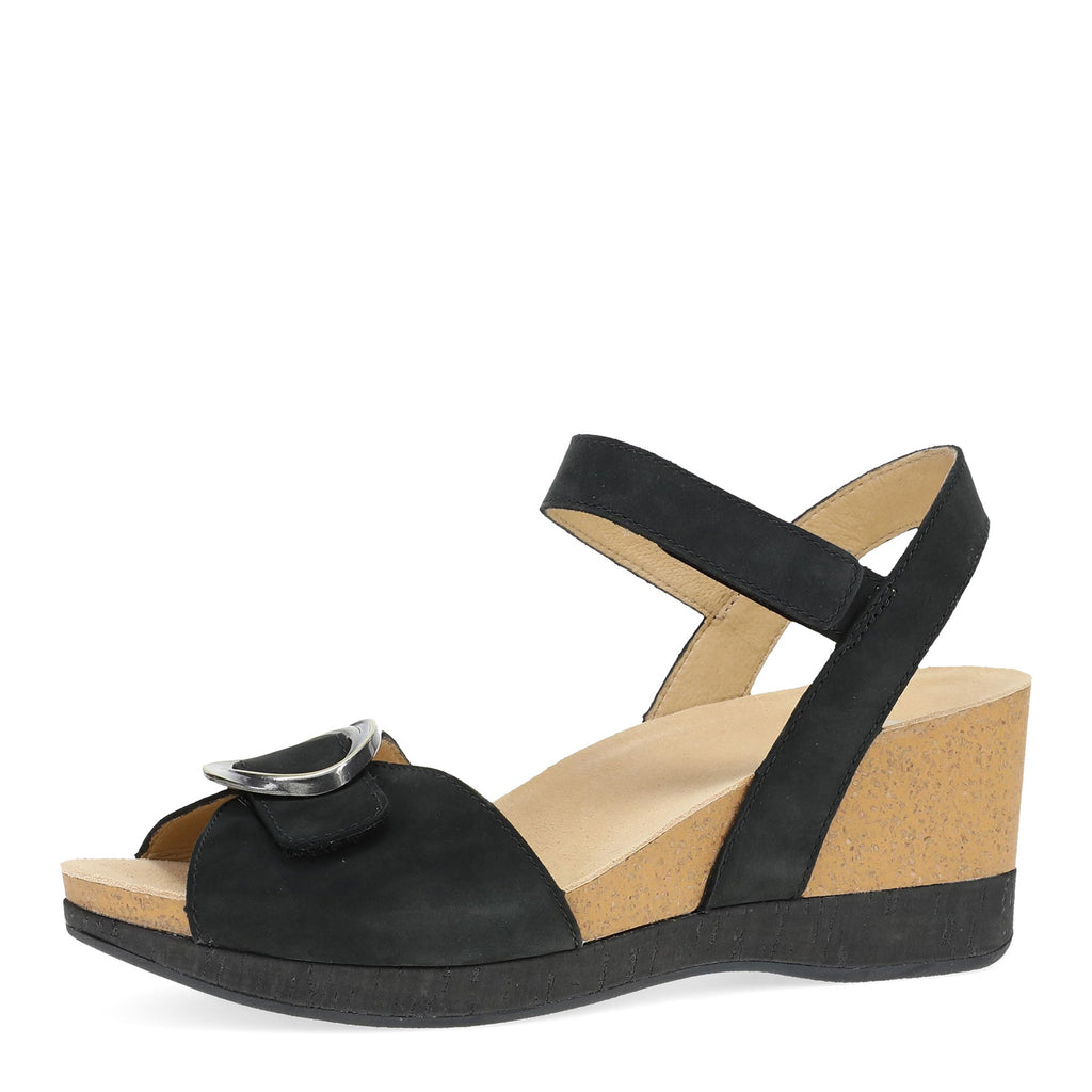 Women's Dansko Stella Sandal BLACK NUBUCK 10003-100200