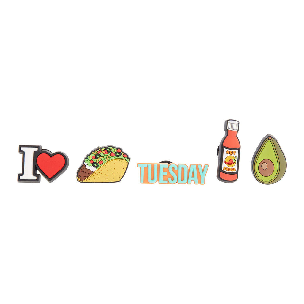 Crocs Jibbitz Charms - 5 Pack TACO TUESDAY 10008655