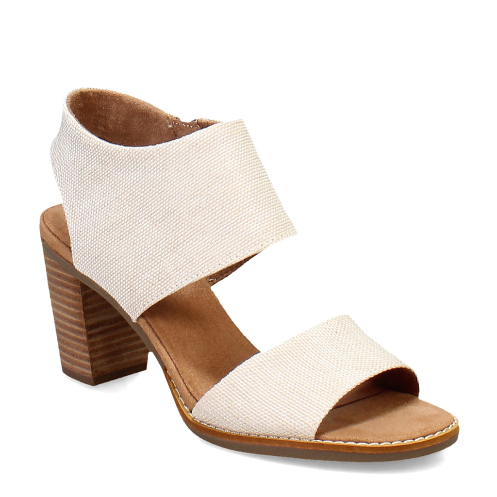 Women's Toms Majorca Cutout High Heel Sandals NATURAL 10009814