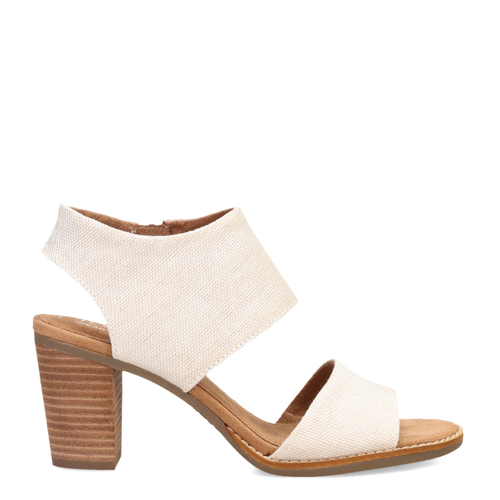 Women's Toms Majorca Cutout High Heel Sandals NATURAL 10009814