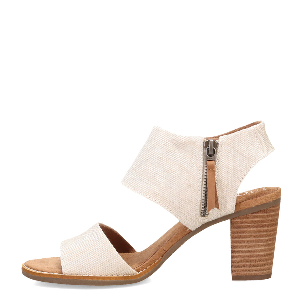 Women's Toms Majorca Cutout High Heel Sandals NATURAL 10009814