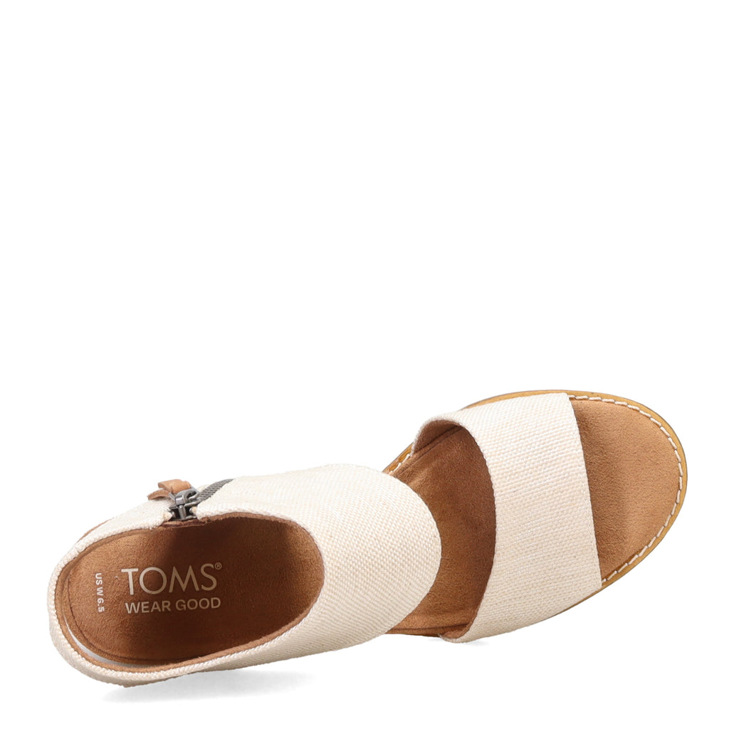 Women's Toms Majorca Cutout High Heel Sandals NATURAL 10009814