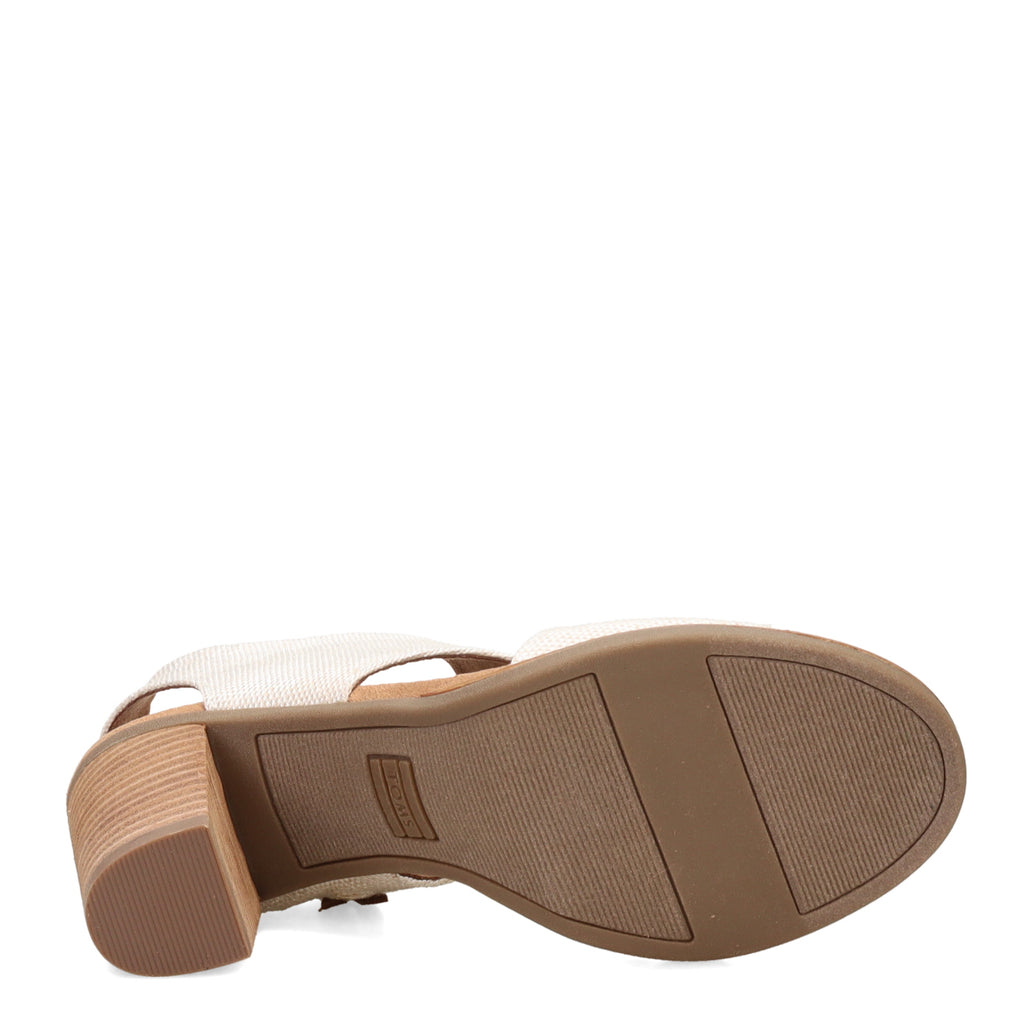 Women's Toms Majorca Cutout High Heel Sandals NATURAL 10009814