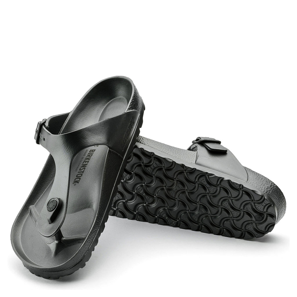 Women's Birkenstock Gizeh Essentials EVA Sandal - Regular Fit METALLIC ANTHRACITE 1001 505 R