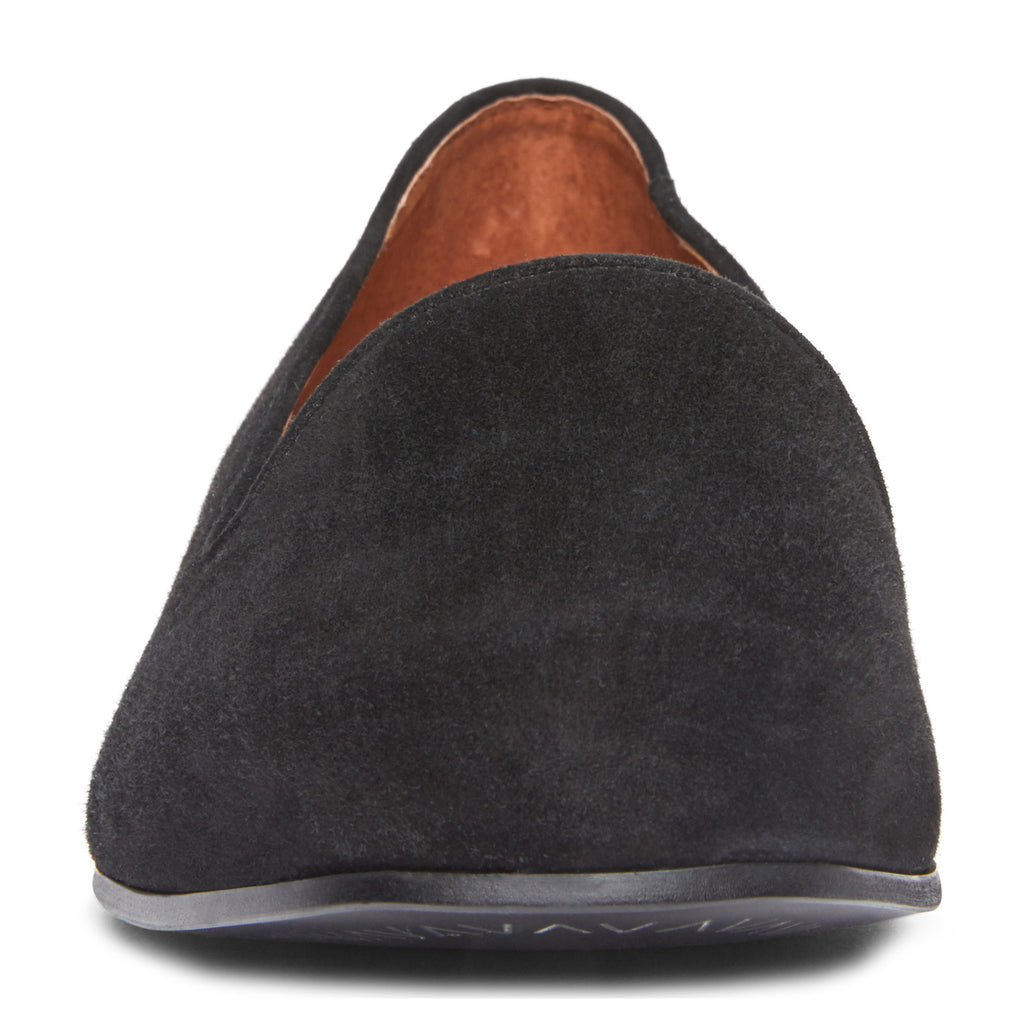 Women's Vionic Willa Flat BLACK SUEDE 10011520-BLK