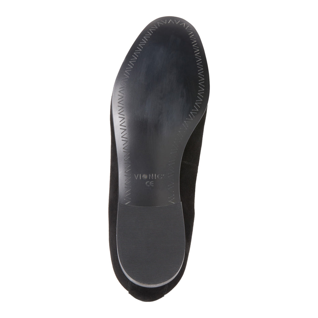 Women's Vionic Willa Flat BLACK SUEDE 10011520-BLK