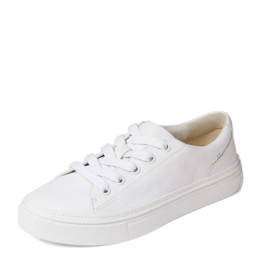 Women's TOMS Alex Sneaker WHITE LEATHER 10016399