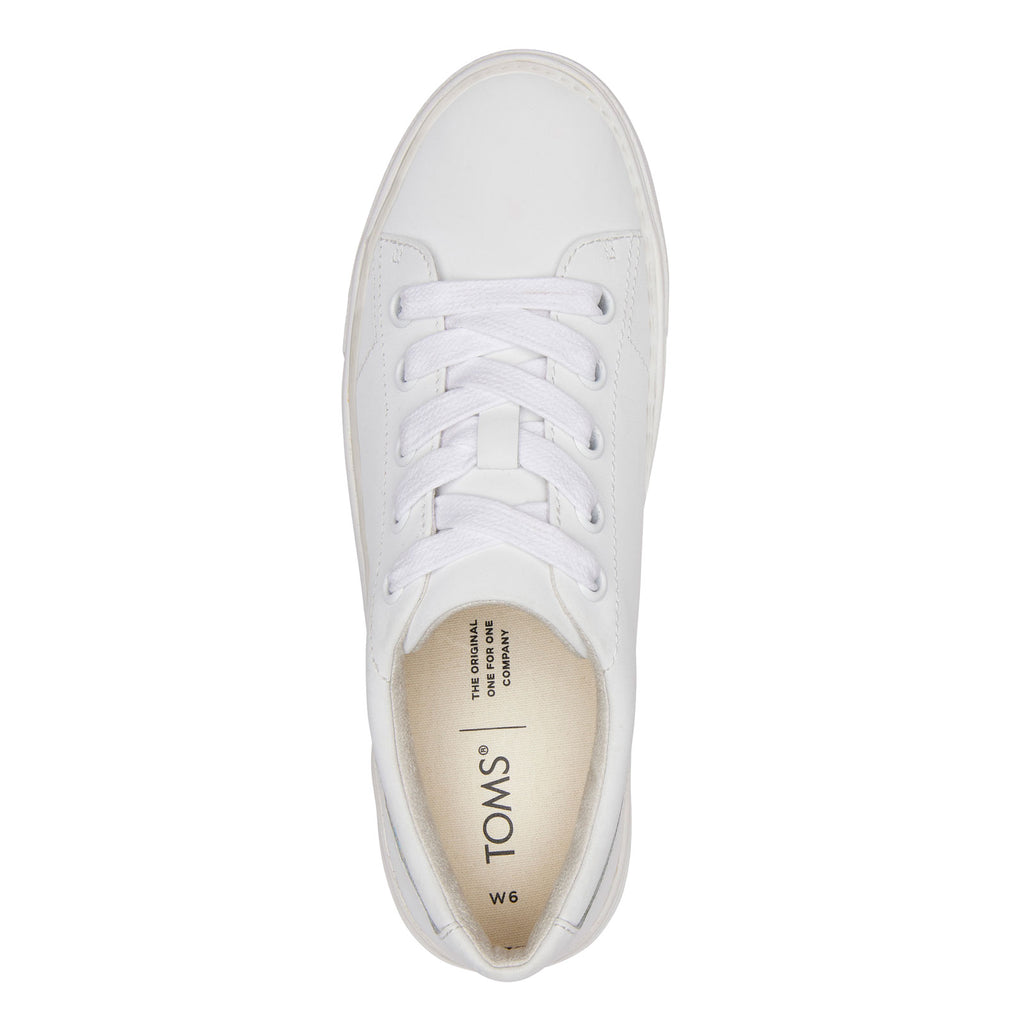 Women's TOMS Alex Sneaker WHITE LEATHER 10016399