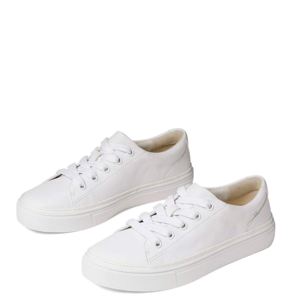 Women's TOMS Alex Sneaker WHITE LEATHER 10016399
