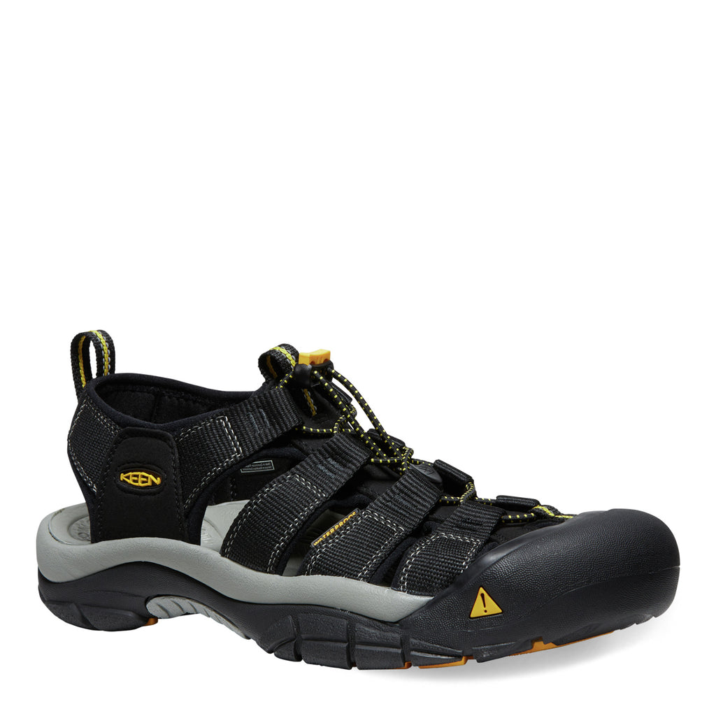 Men's KEEN Newport H2 Sandal BLACK YELLOW 1001907