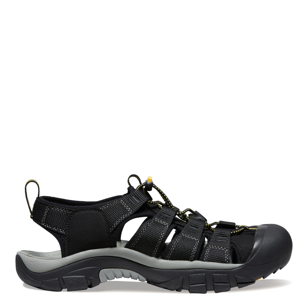Men's KEEN Newport H2 Sandal BLACK YELLOW 1001907