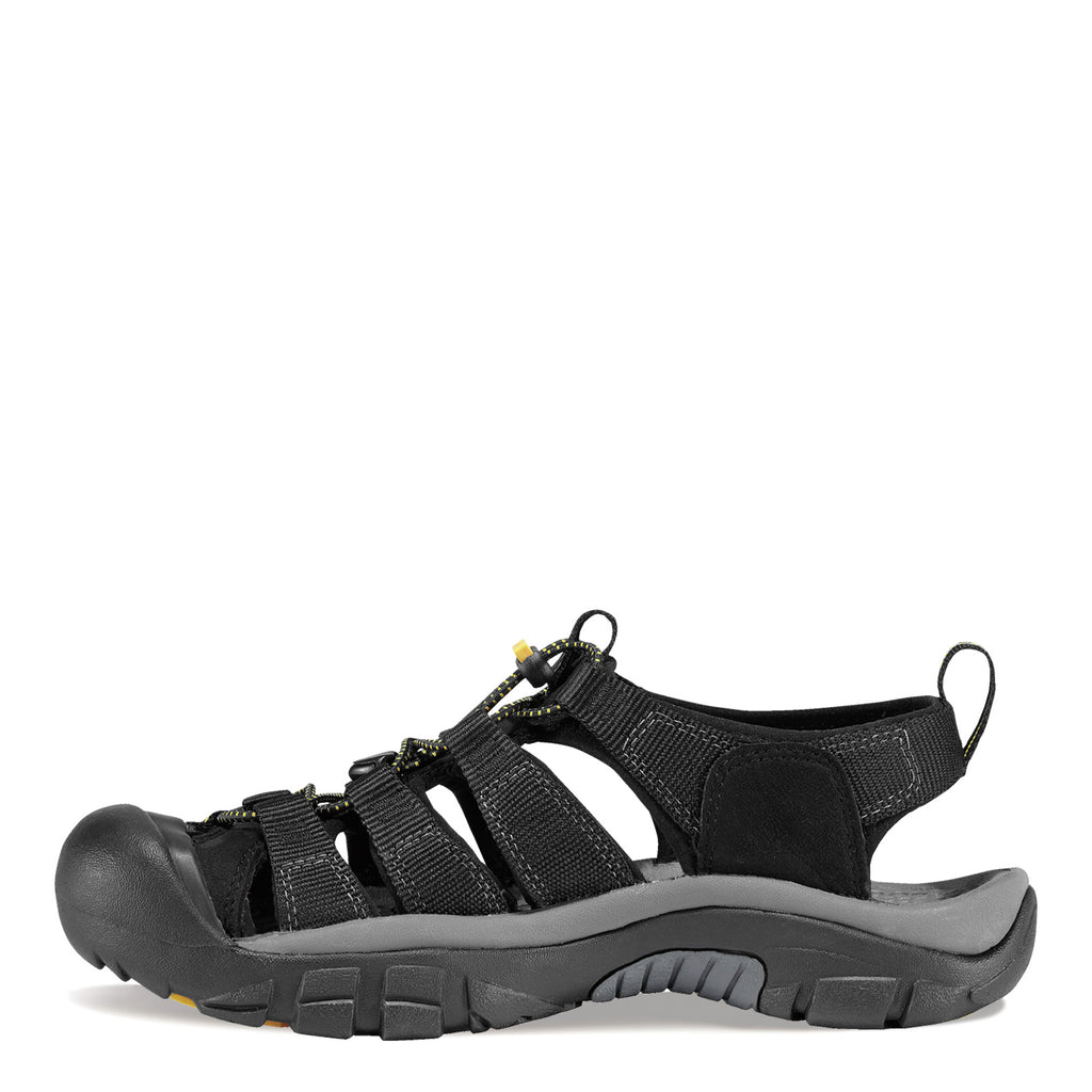 Men's KEEN Newport H2 Sandal BLACK YELLOW 1001907