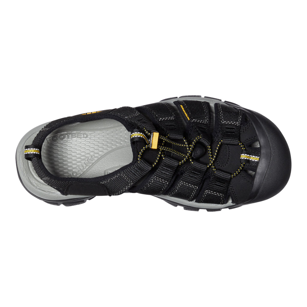 Men's KEEN Newport H2 Sandal BLACK YELLOW 1001907