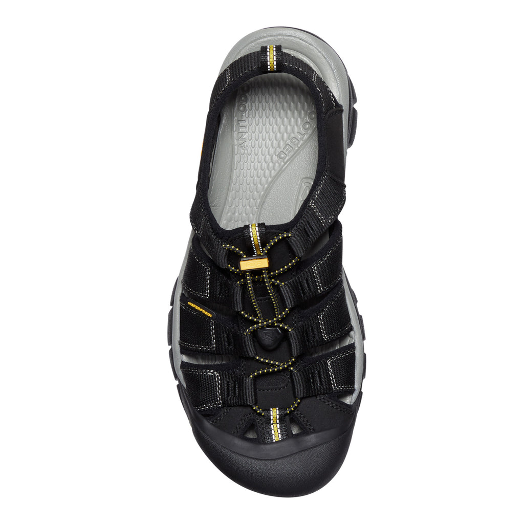 Men's KEEN Newport H2 Sandal BLACK YELLOW 1001907