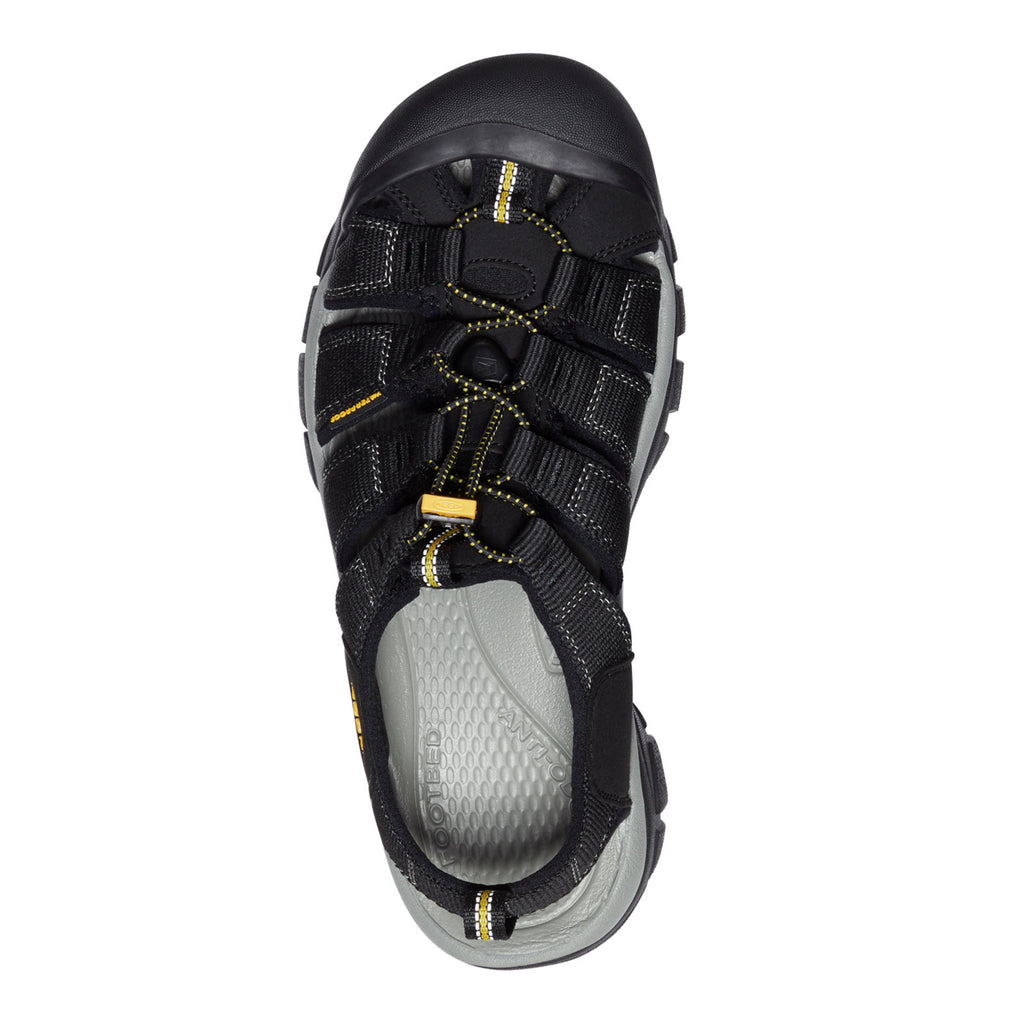 Men's KEEN Newport H2 Sandal BLACK YELLOW 1001907