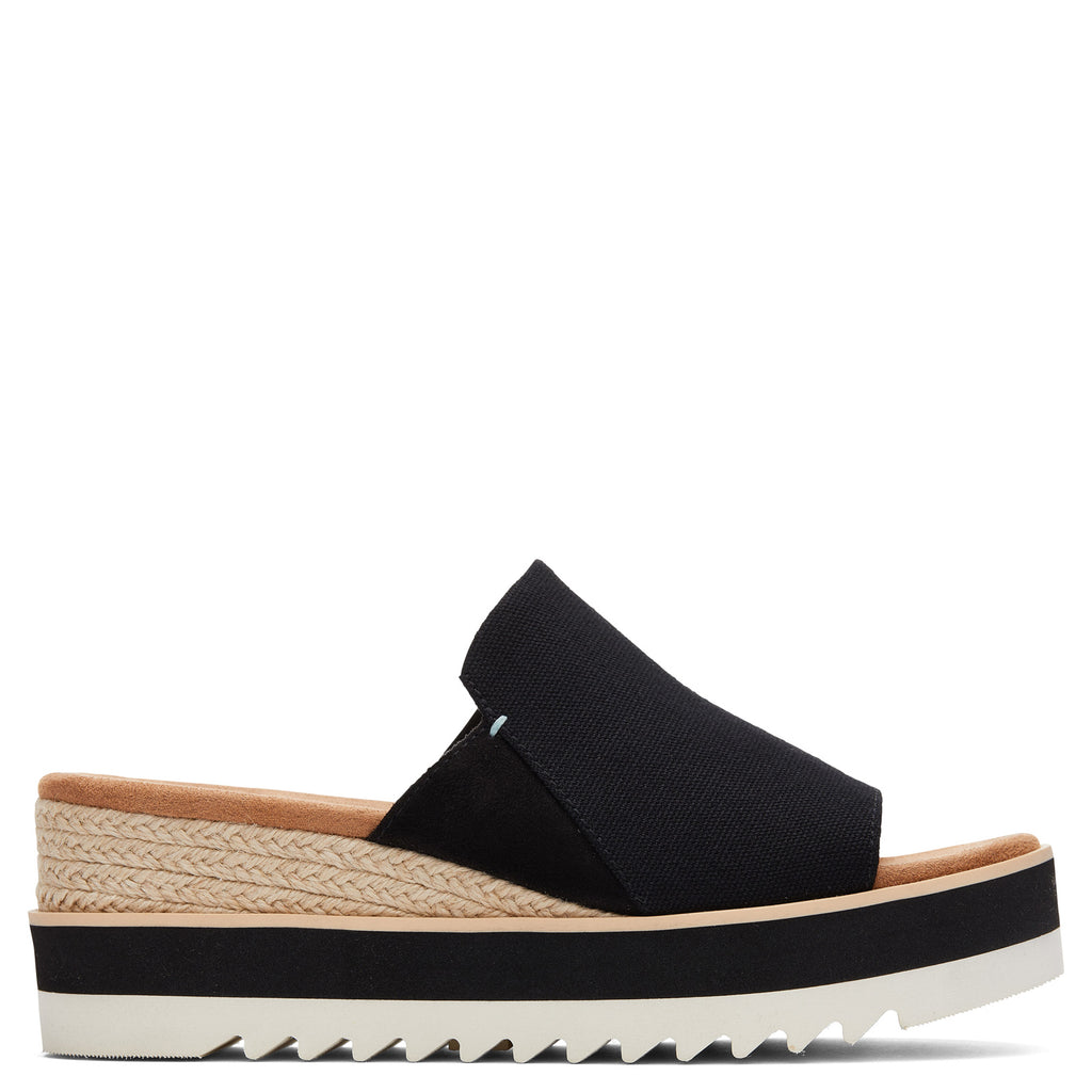 Women's TOMS Diana Mule Sandal BLACK 10019736