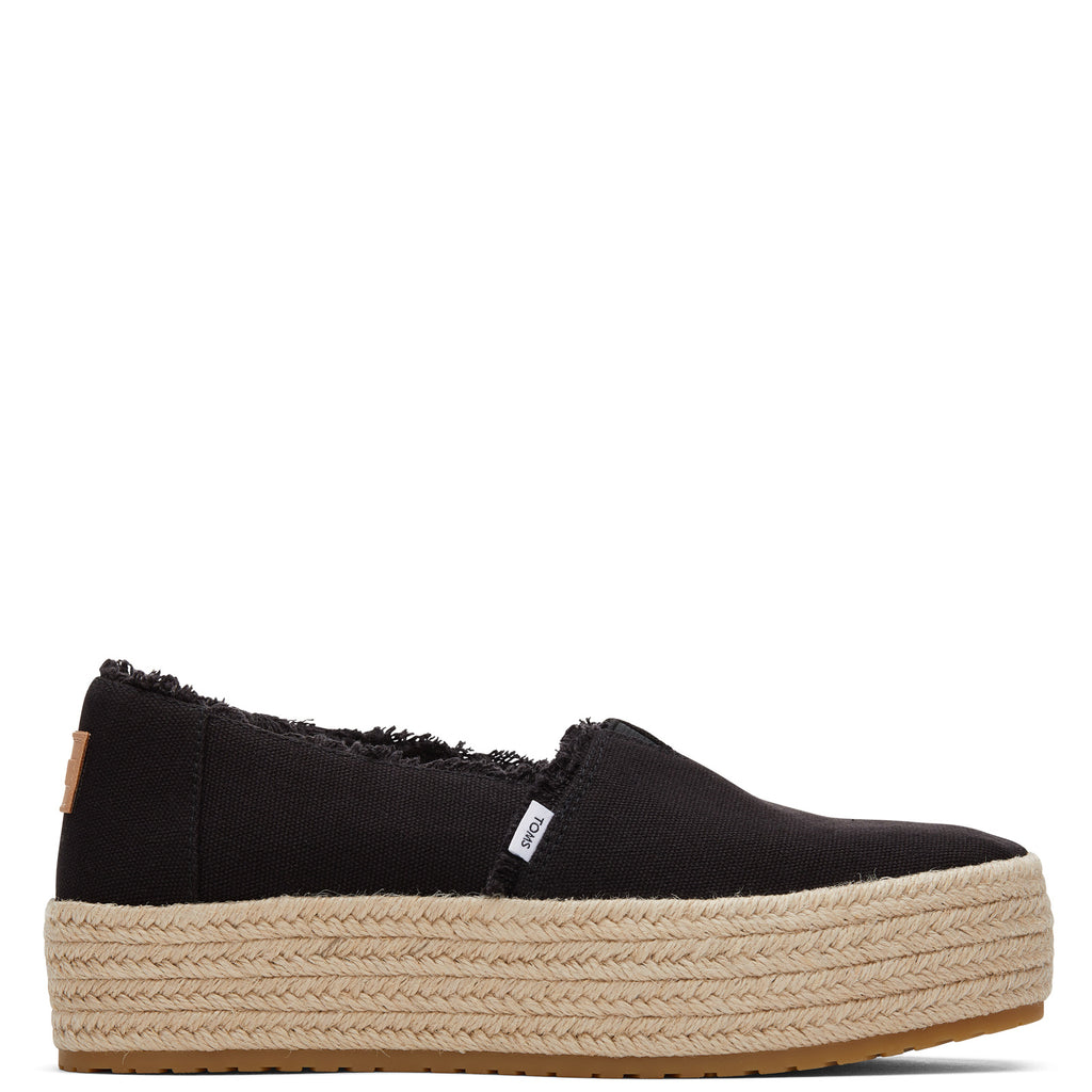Women's TOMS Valencia Slip-On BLACK 10019795