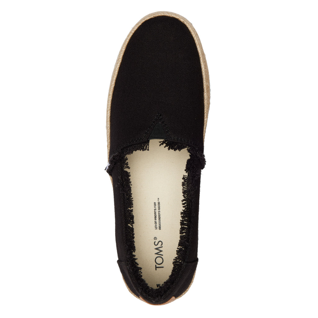 Women's TOMS Valencia Slip-On BLACK 10019795