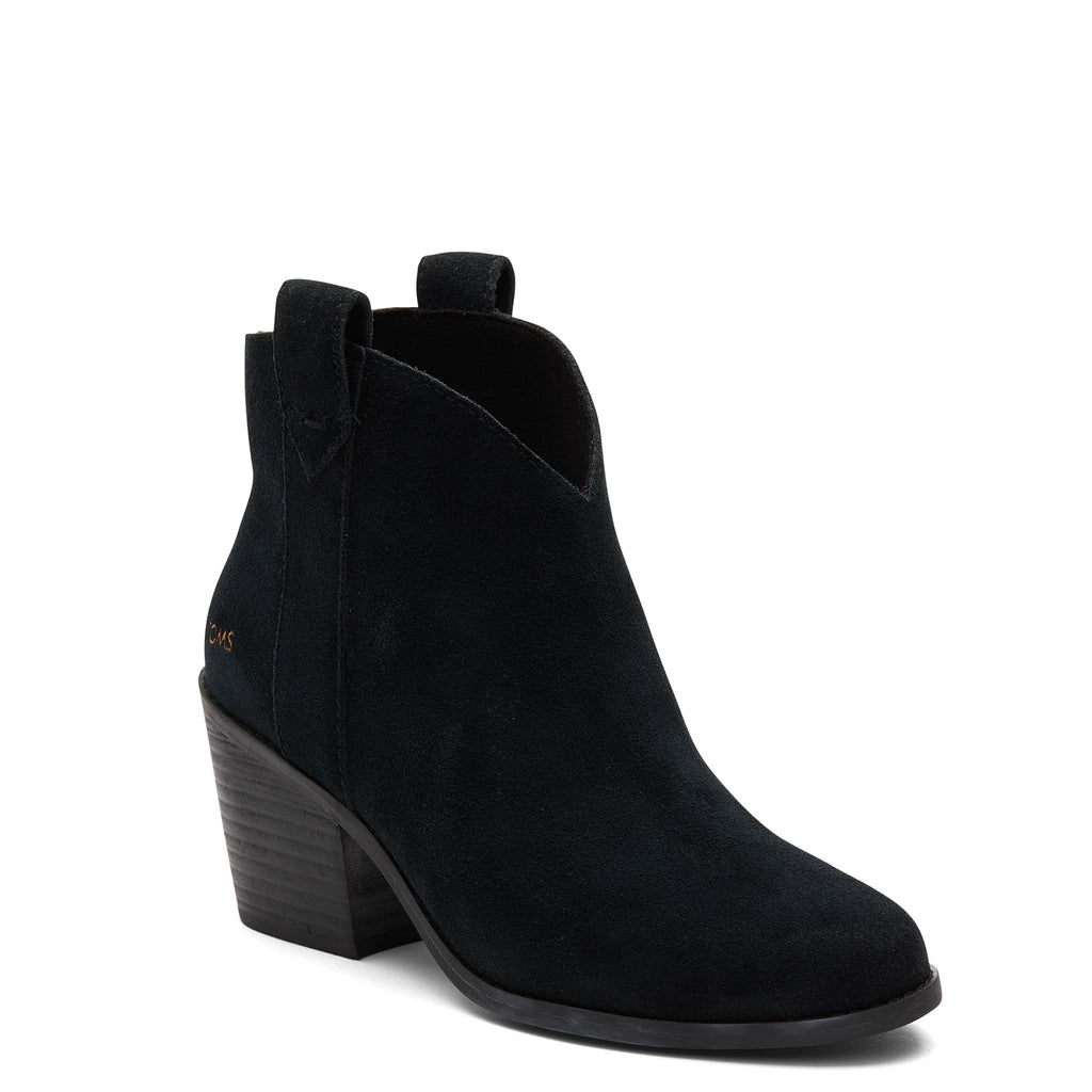 Women's Toms Constance Boot BLACK SUEDE 10020258