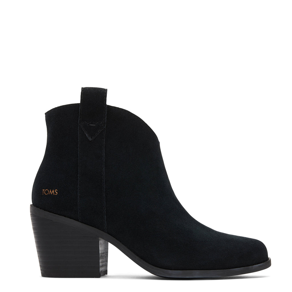 Women's Toms Constance Boot BLACK SUEDE 10020258