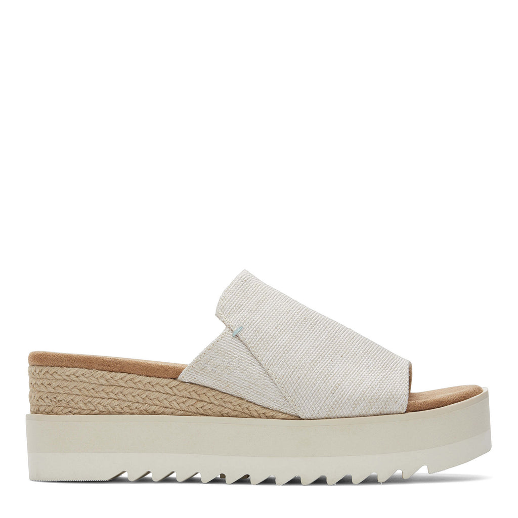 Women's TOMS Diana Mule Sandal - Wide Width NATURAL 10021082
