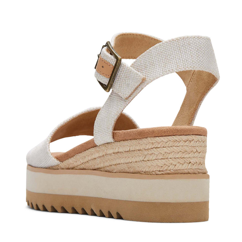 Women's TOMS Diana Sandal - Wide Width NATURAL FABRIC 10021083