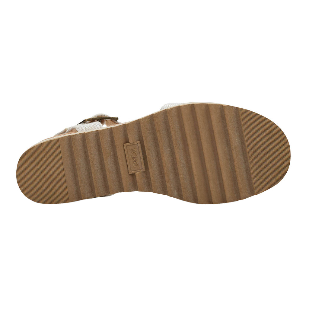 Women's TOMS Diana Sandal - Wide Width NATURAL FABRIC 10021083