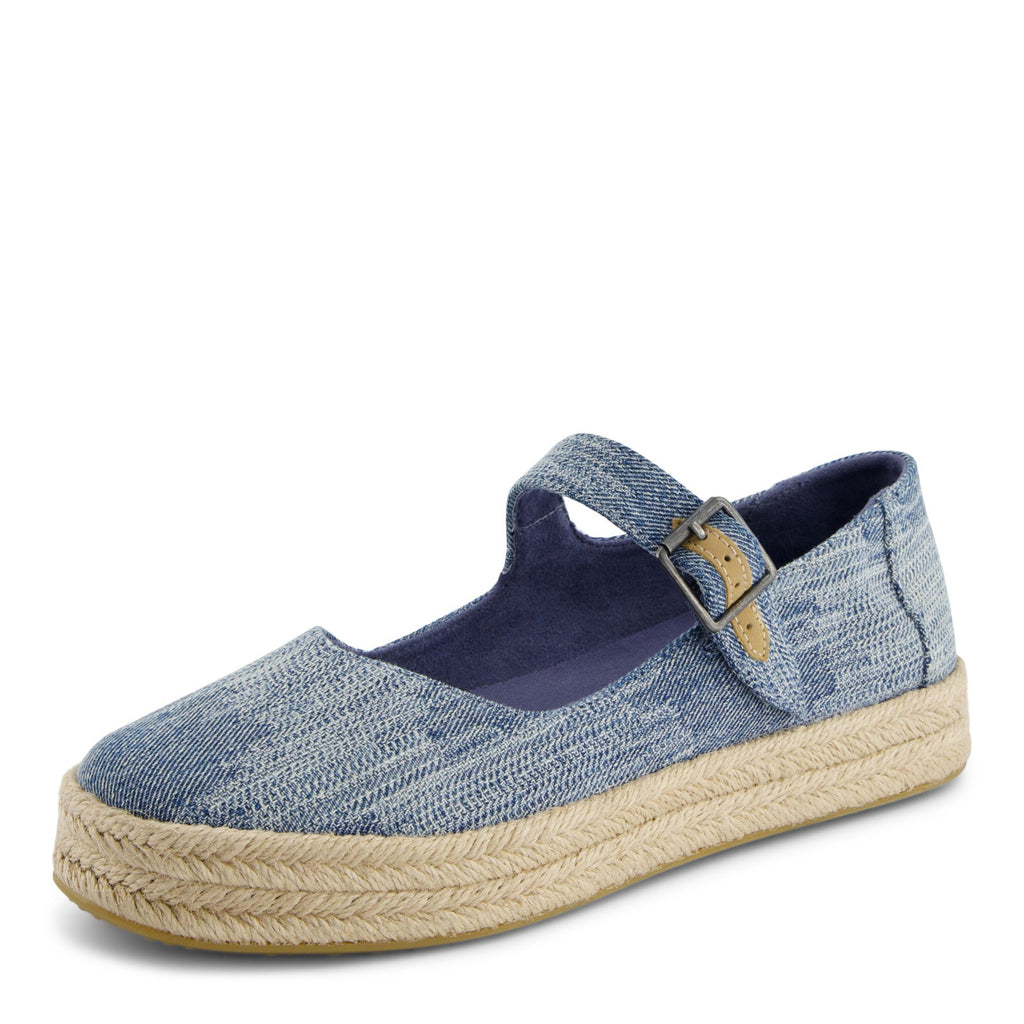 Women's TOMS Carolina Espadrille Mary Jane DARK SKY DENIM 10021873