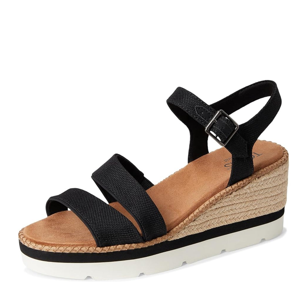 Women's TOMS Darya Sandal BLACK 10021952