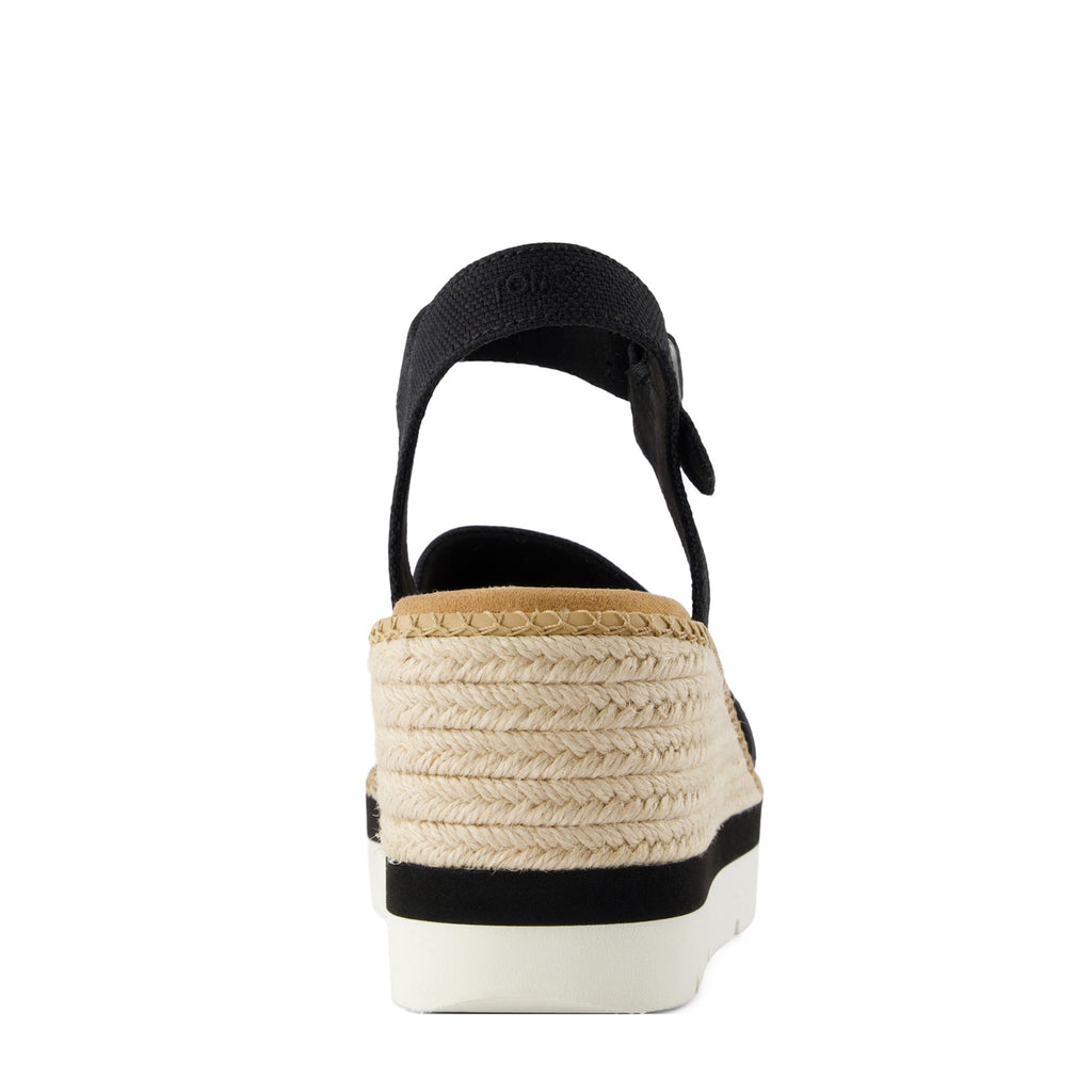 Women's TOMS Darya Sandal BLACK 10021952
