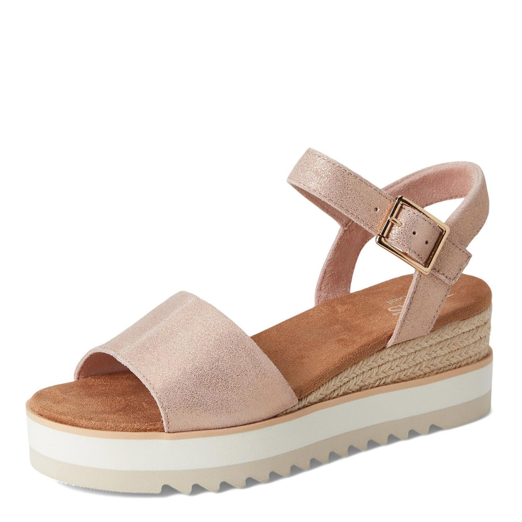 Women's TOMS Diana Sandal PALE ROSE METALLIC 10021962