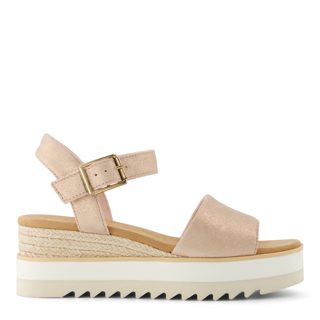 Women's TOMS Diana Sandal PALE ROSE METALLIC 10021962