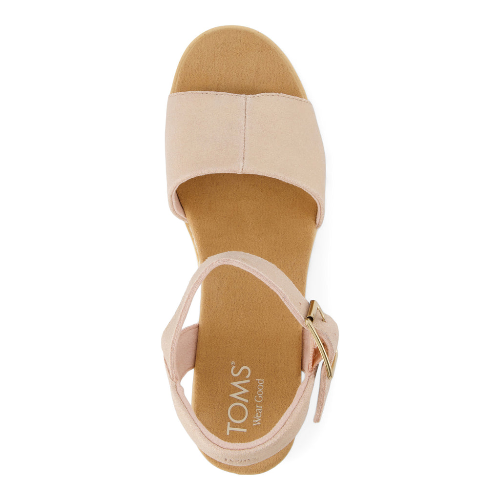 Women's TOMS Diana Sandal PALE ROSE METALLIC 10021962