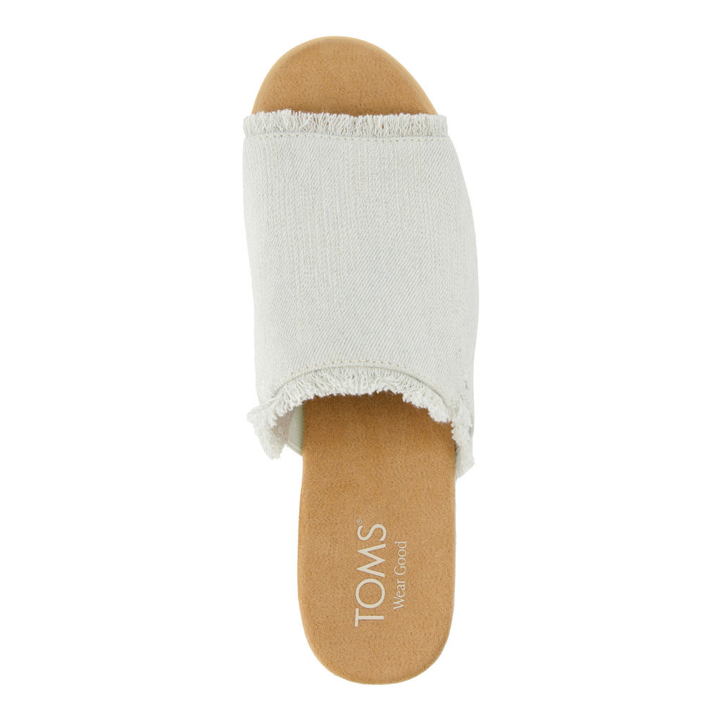 Women's TOMS Diana Mule Sandal White Onex 10021968