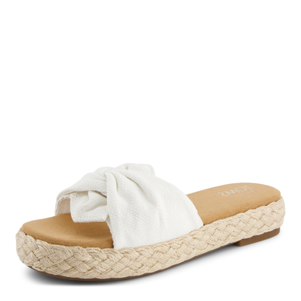 Women's TOMS Abby Slide Sandal WHITE 10021972