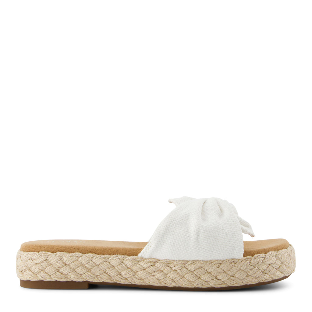 Women's TOMS Abby Slide Sandal WHITE 10021972