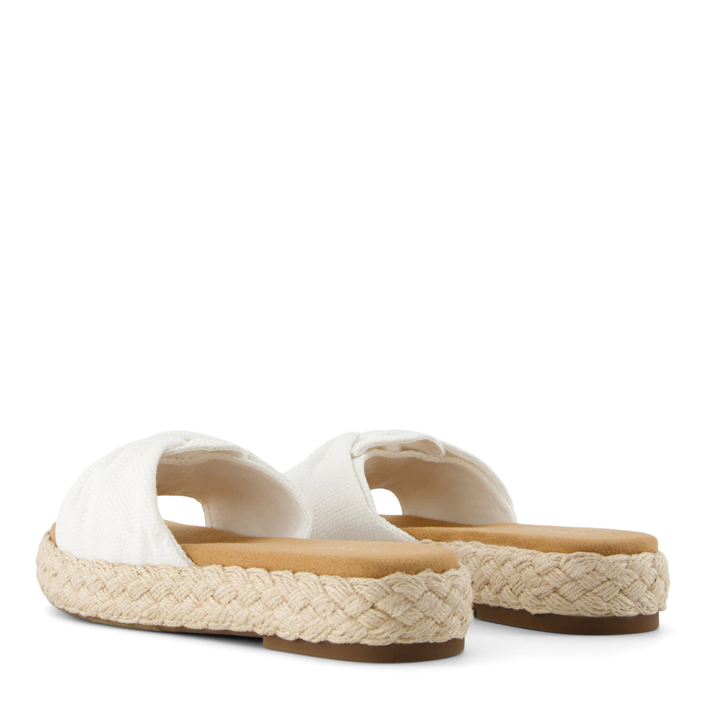 Women's TOMS Abby Slide Sandal WHITE 10021972