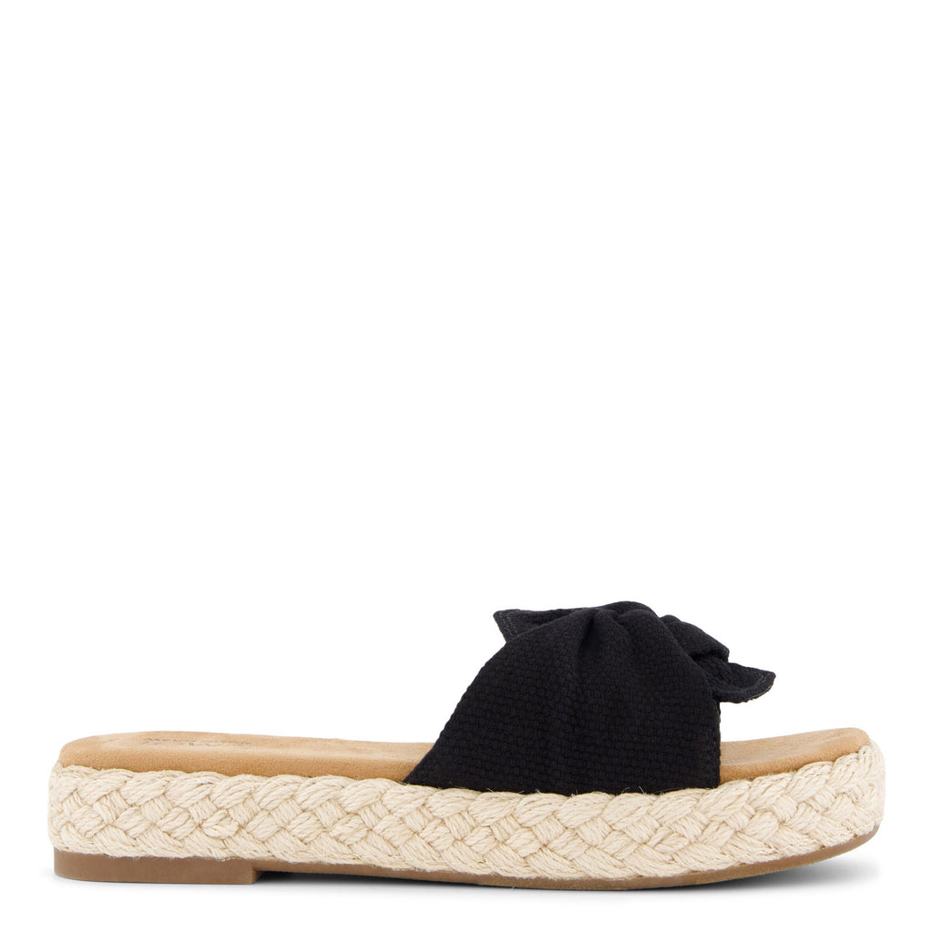 Women's TOMS Abby Slide Sandal BLACK 10021978