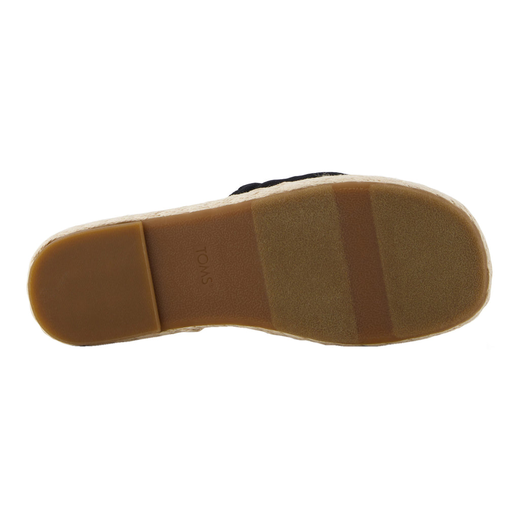 Women's TOMS Abby Slide Sandal BLACK 10021978