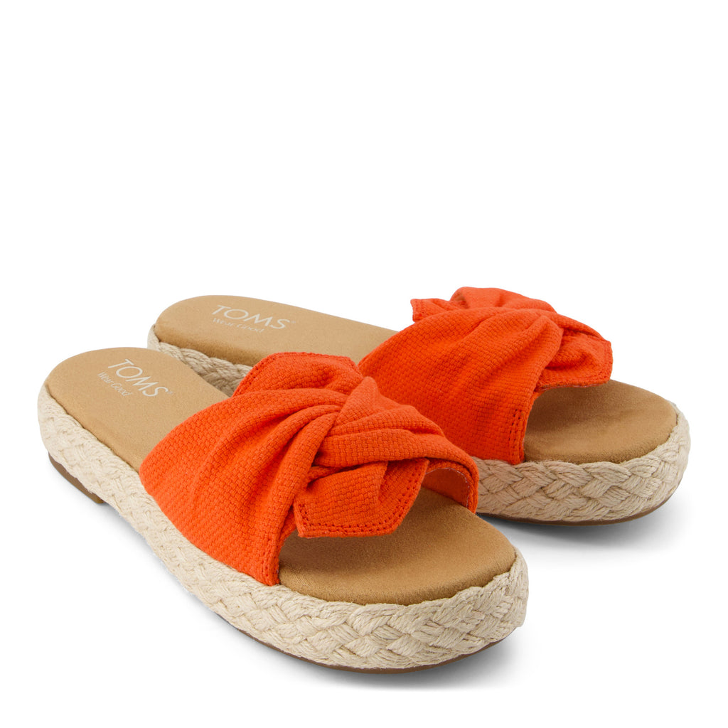 Women's TOMS Abby Slide Sandal FLAME 10021981