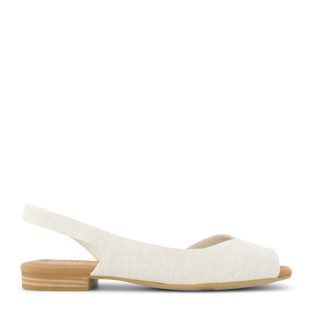 Women's TOMS Briella Slingback Flat NATURAL 10021997